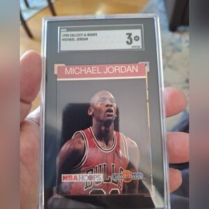 Michael Jordan NBA Hoops Collect-A-Books Card